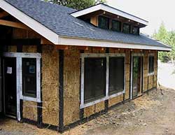Completing the exterior envelope 