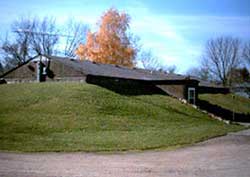 Earth-sheltered home